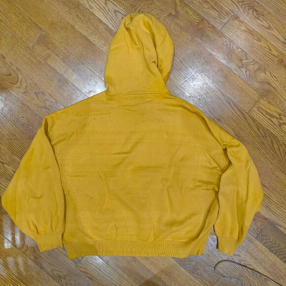 Obey mustard hoodie sweater with grey bunny rabbit - Picture 4 of 7
